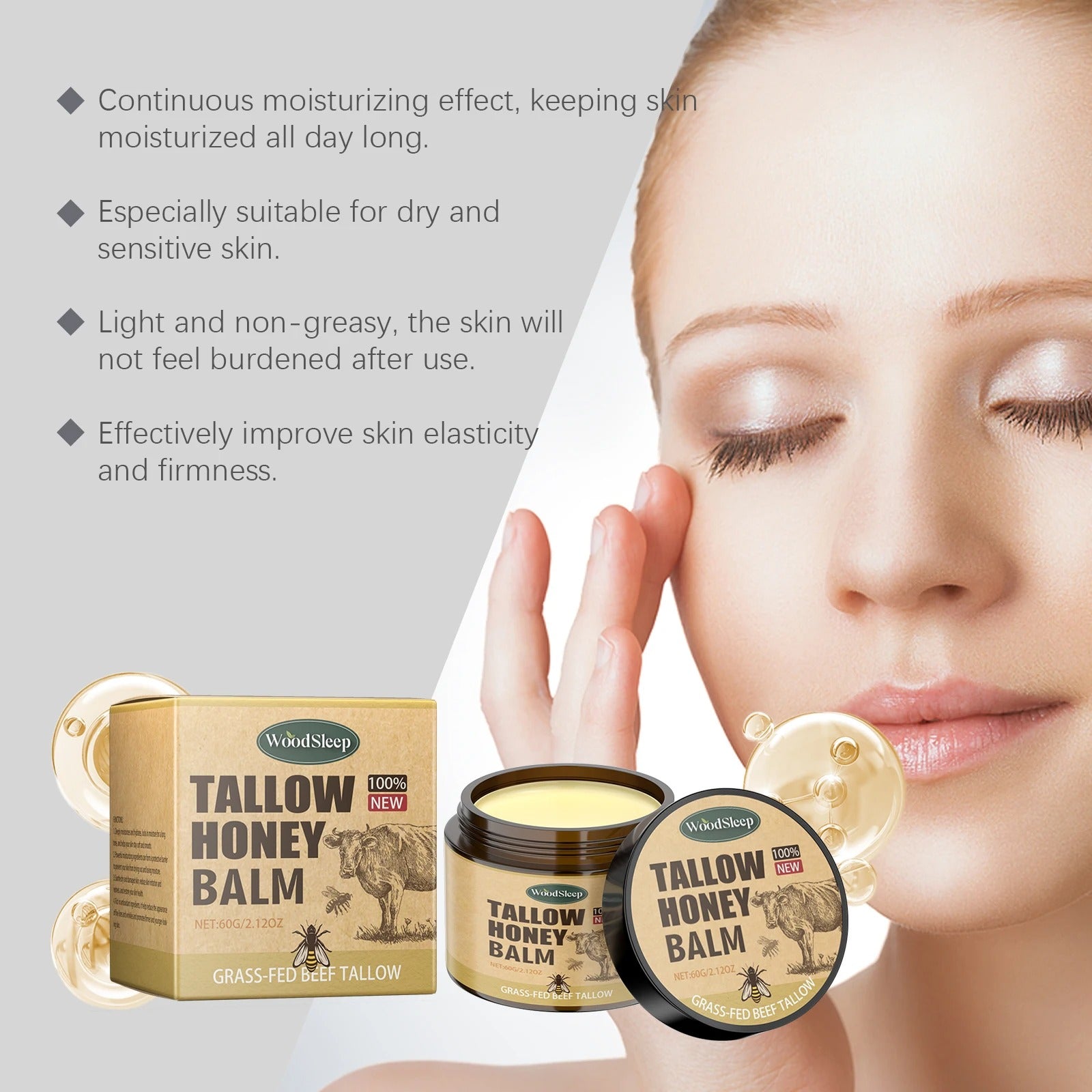 Tallow Honey Balm - 60G